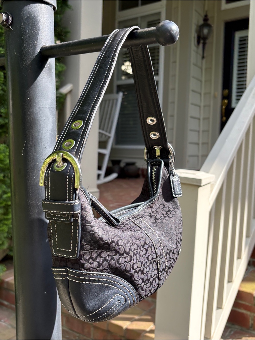 COACH Mini SoHo black bag - Picture 9 of 11